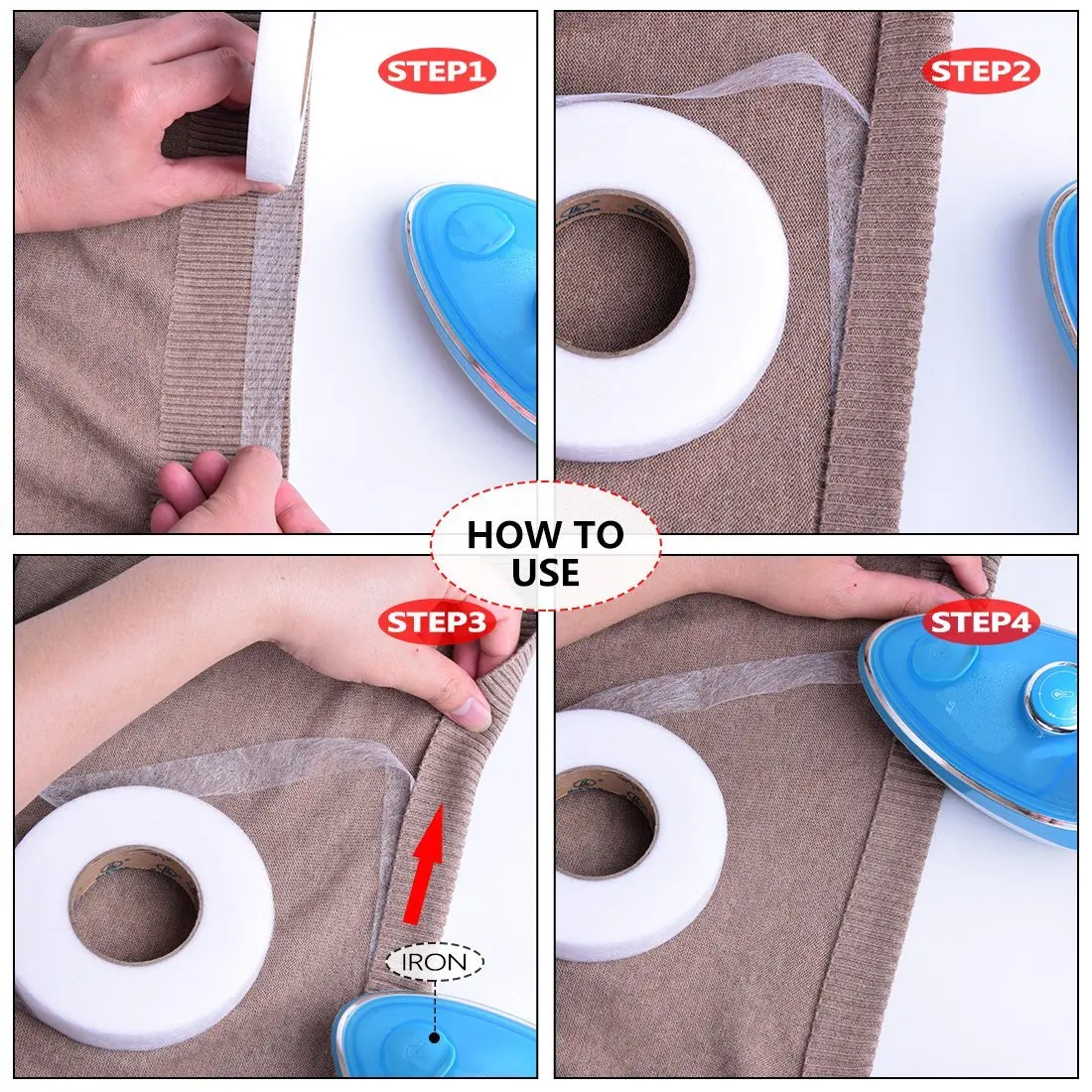 Tailoring Material Fabric Fusing Tape Hemming Gum Hot Melt Adhesive Web PES Material Width From 10 to 3200mm