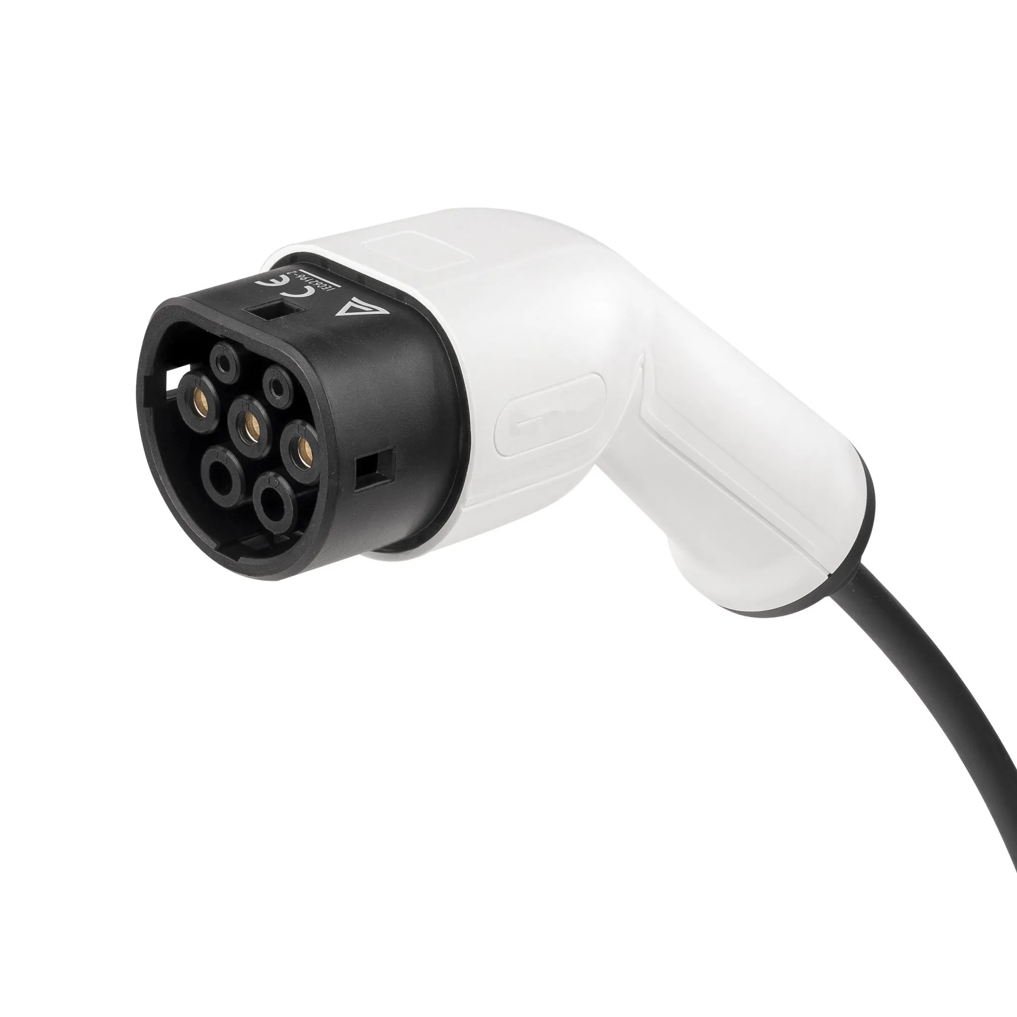 Car Charger 5Meter 32A Type 2 Plug IEC 62196 Type 2 EV Fast Plug Straight Cable EV Charging Station