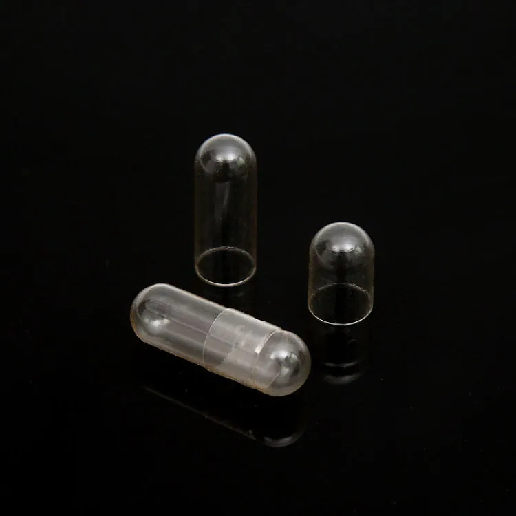 Wholesale Size 00 clear Empty Gelatin Capsules Separated Capsules