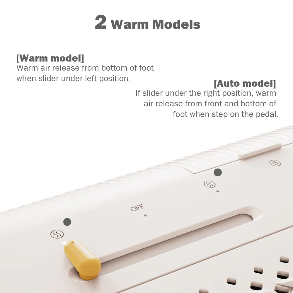 Kawa Convection Heater Hot Foot and Hand Warmers Heating Pad Massage Foot Warmer