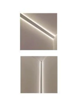 60x60 mm Wall Angle aluminum led profile light for Led strip channel ceiling corner