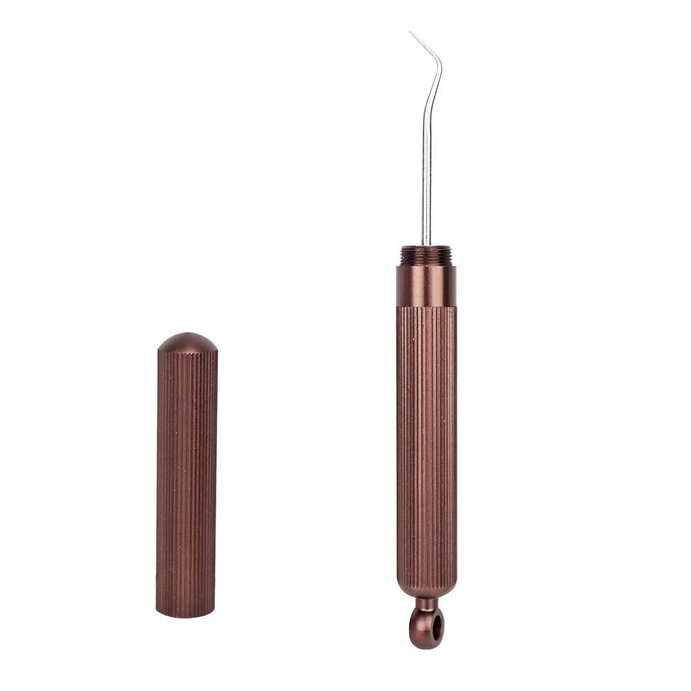 Portable metal toothpicks reusable stainless steel double head toothpick for food and tooth cleaning