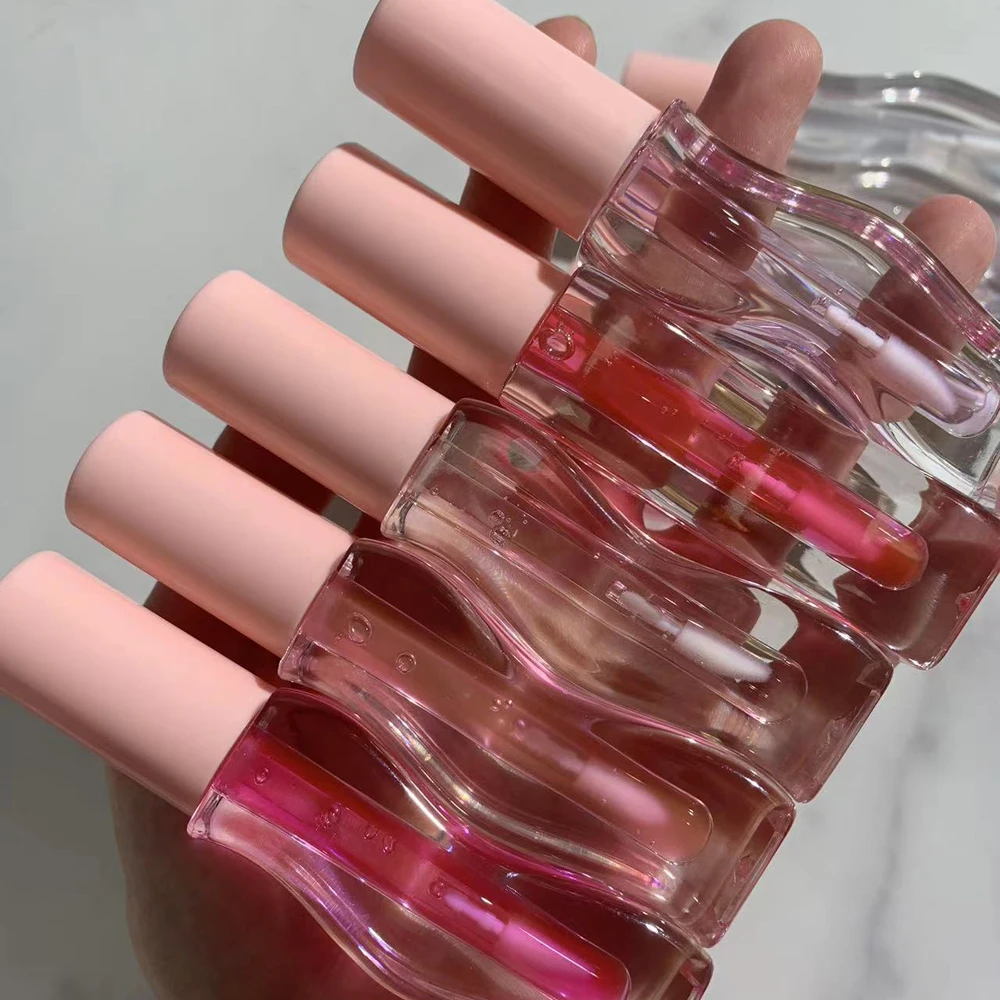 2024 New Product Low Moq Private Label Ph Plumper Lip Tint Fruity Lip Gloss Vegan Magic Pink Color Changing Lip Oil