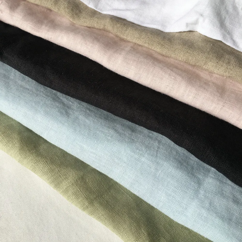 Wholesale flax linen bedding set linen flax fiber for european style bedding set