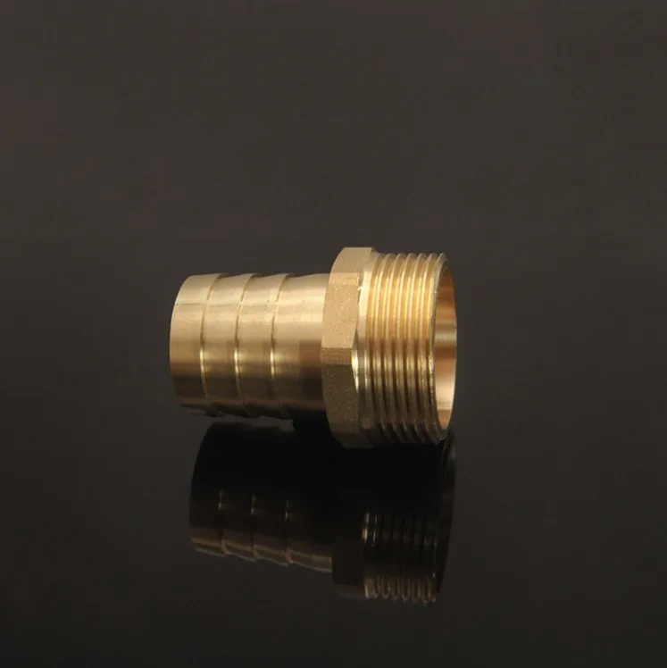 Brass Hose Barb Fitting  Male  Thread to Barbed Ends  Hose Nipple Coupler  Connector  Barbed Fitting