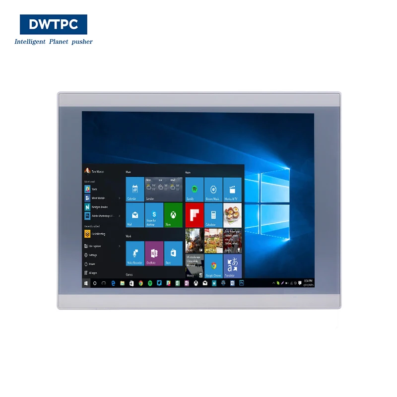 Custom Made 12.1 Inch Rugged Fanless Mini Industrial Control Tablet in One Win Touch Screen Panel Pc All I7 Stock 3 X RS232