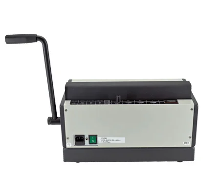 Rayson ET-26R Binding Machine, Round Size Holes, 2:1 Pitch Wire-O Binder Punch 26 Sheets/Bind 200 Sheets with Sturdy Metal