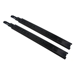 2022 Furniture Hardware Accessary Hot Sale Heavy Duty Full Extension Ball Bearing 3 Fold Telescopic Channel Drawer Steel Slides