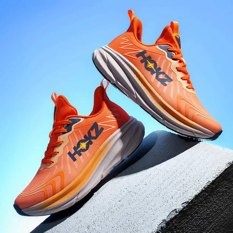 Wholesale Breathable Unisex Casual Walking Shoes High Quality Hokas Running Shoes for Men women sepatu zapatos running