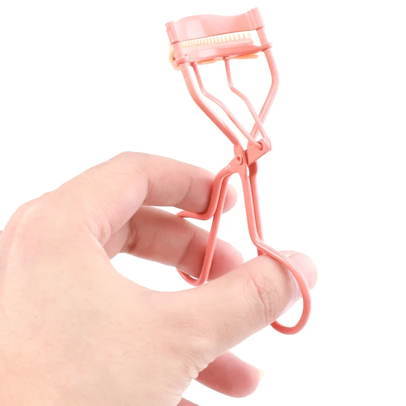 2024 New Colorful Coating Lash Curler Silicone Pad Private Label Makeup Tools  Eyelash Curler with Comb