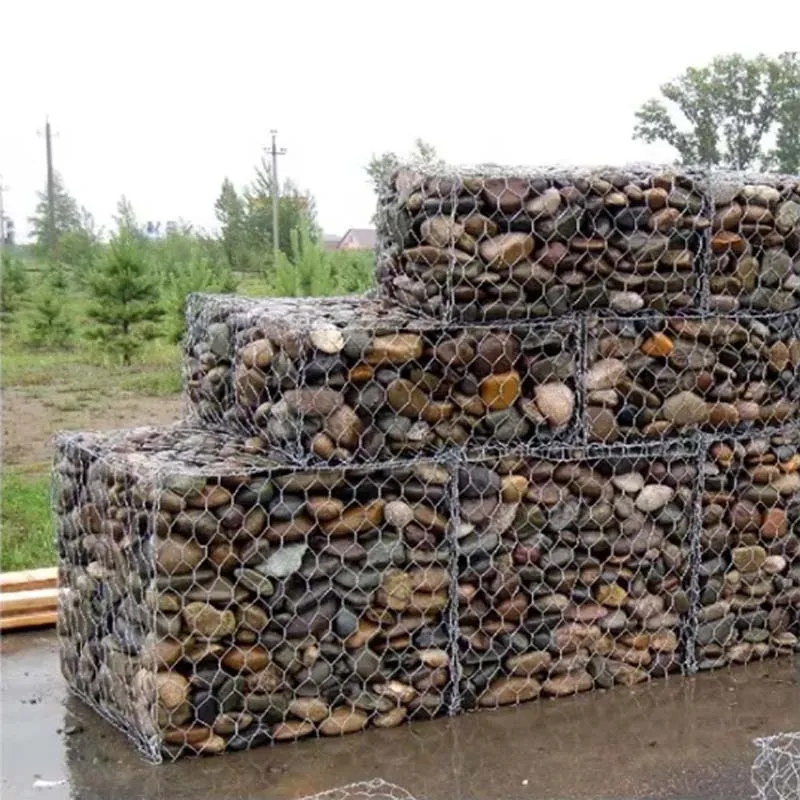 Хит продаж 2 7 мм тканая габионная сетчатая коробка 3x1x1 шестиугольная сетка сварная проволочная Настенная ограда гальванизированная корзина