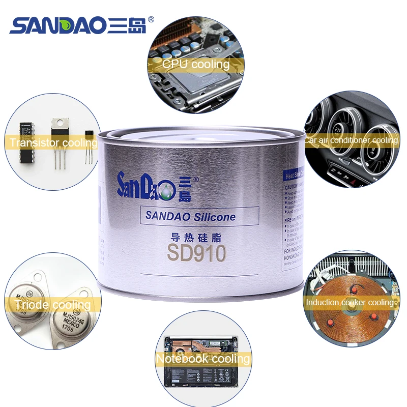 Factory  Price  CPU  Heat Sink Transistor Heat Dissipation Thermal Conductive Paste Silicone for Electronic Appliance