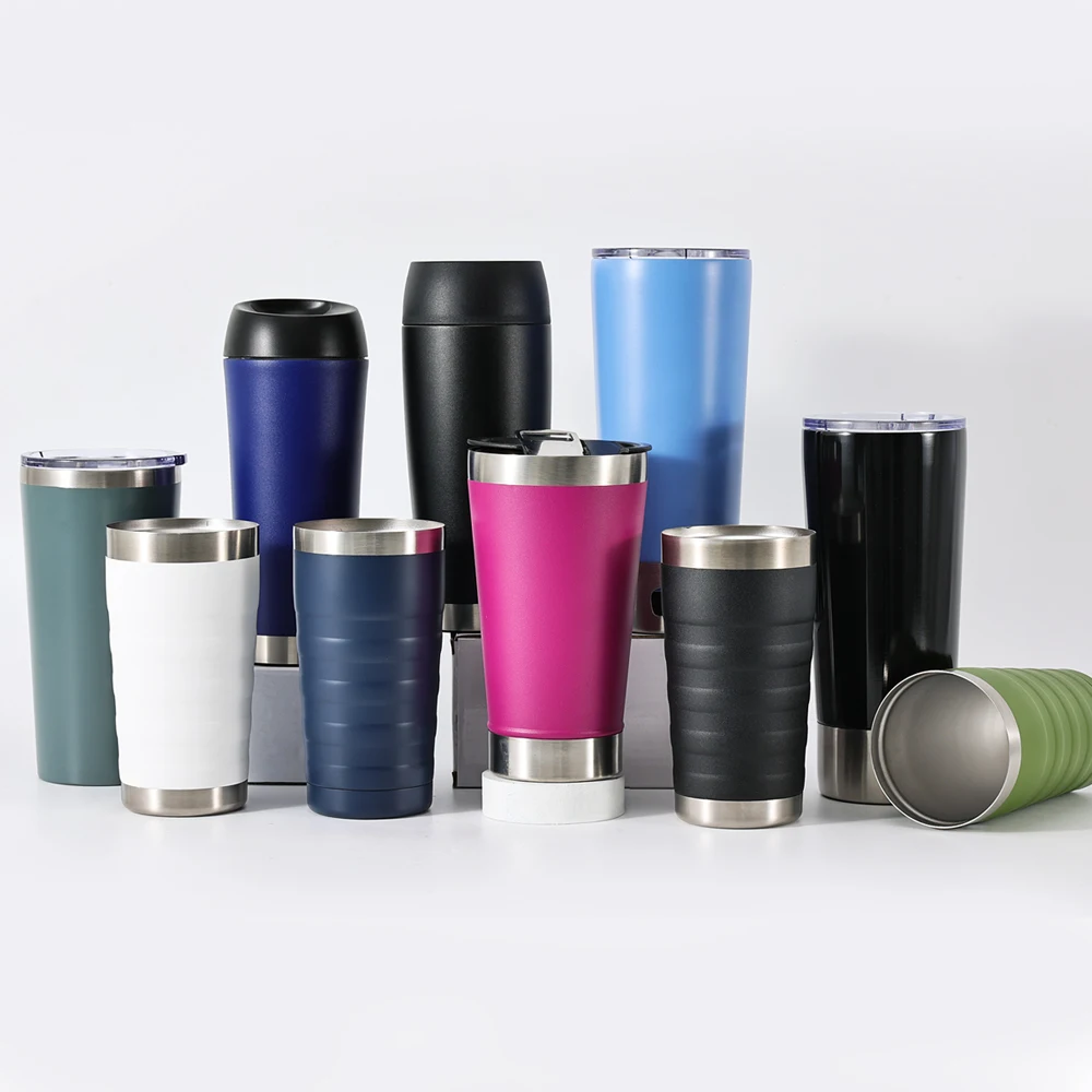 Eco-friendly 12oz 16oz Stainless Steel Travel Coffee Mug Vacuum Insulated Tumbler