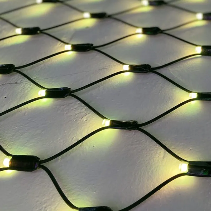Long Time life span Fishing IP65 led Net Light  for garden christmas festival decoration