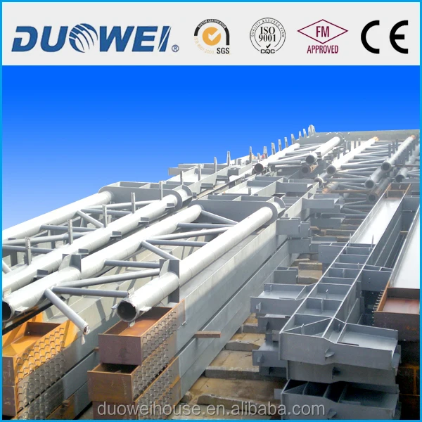 Duowei Q355 Steel Structure Material for Warehouse Workshop Museum Hotel CE Standard