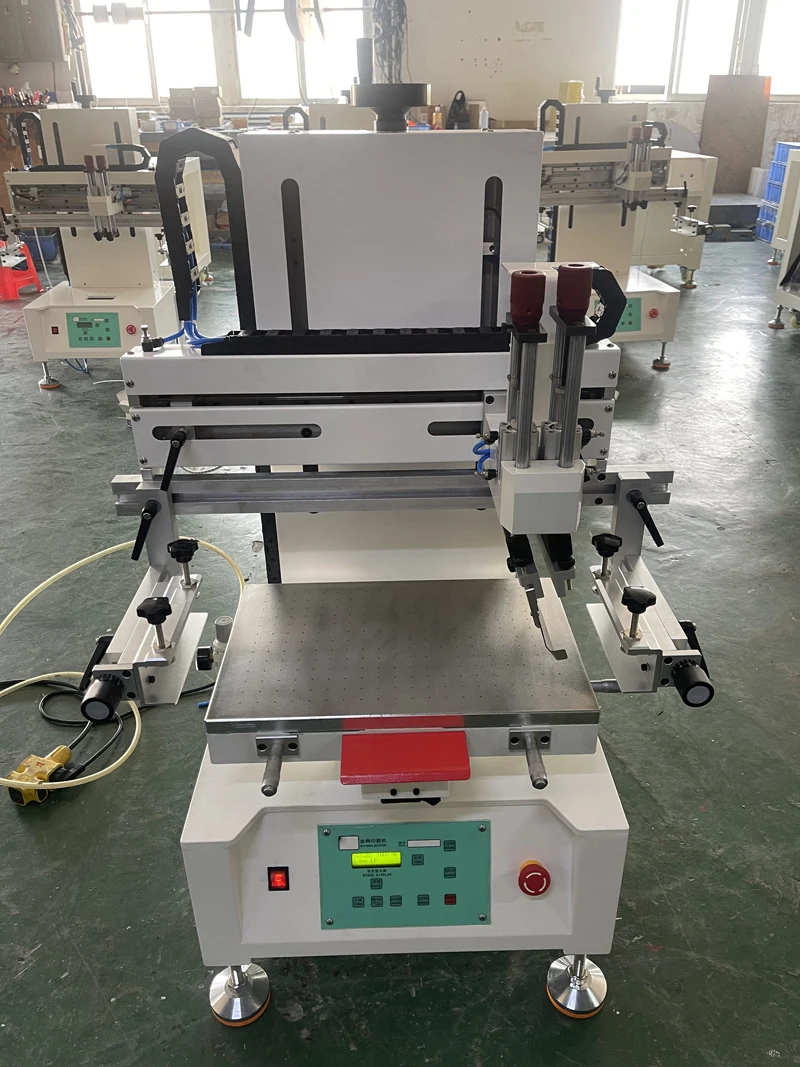 Acrylic display board screen printing machine mini scree printer with vacuum flat serigraphy machine