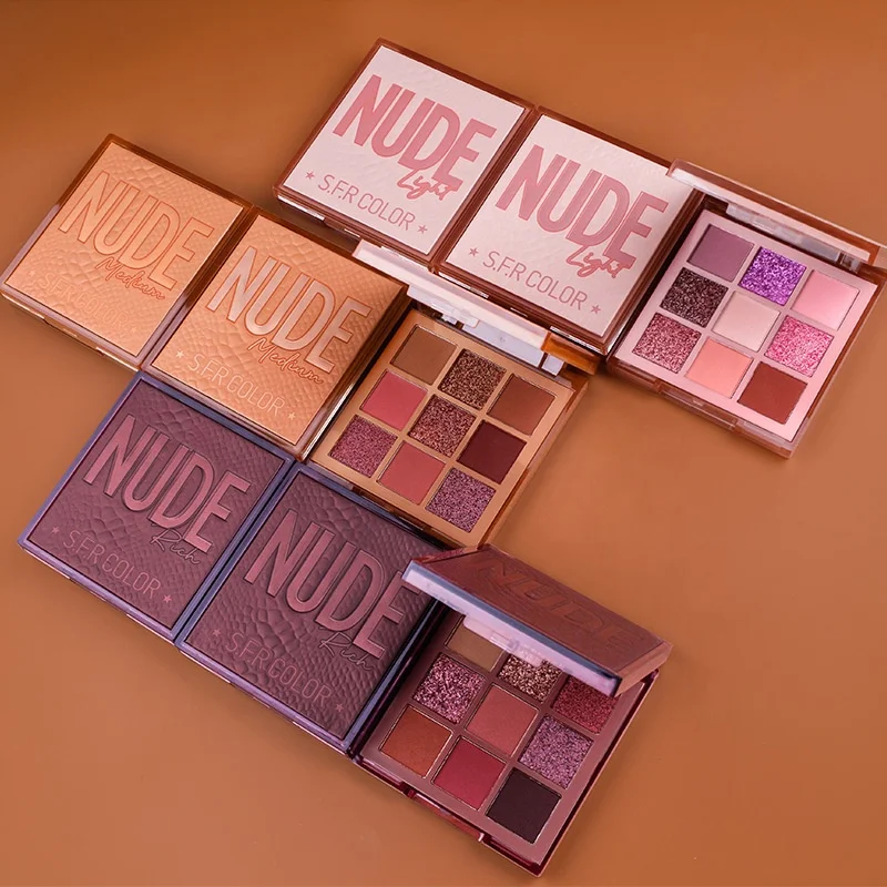 Палитра теней для век с высоким пигментом