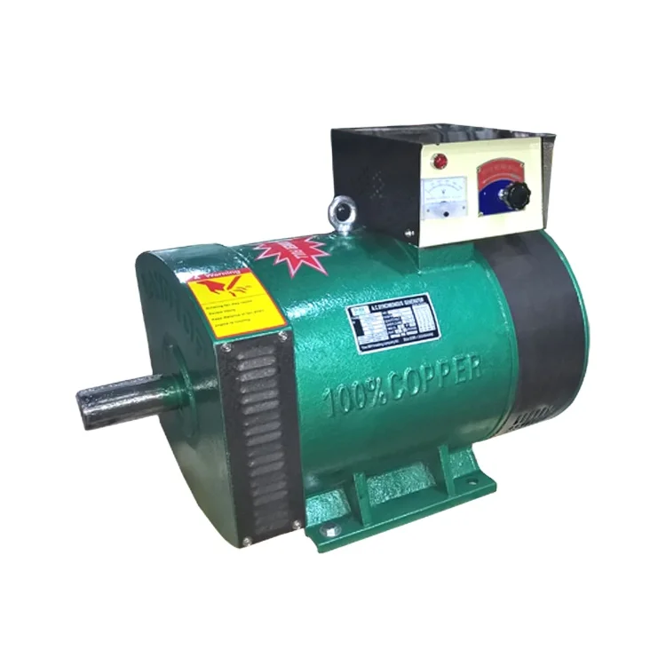 ST STC 10kw ac alternator 1 phase 3 phase brush alternator generator good price