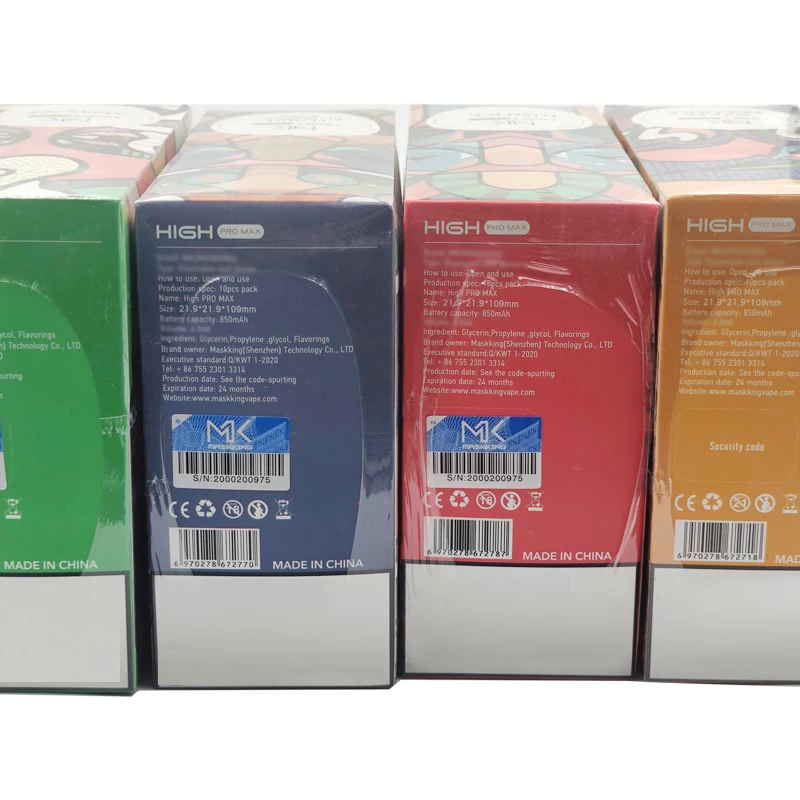 Newest  hot selling delicate gift box with maskking high  pro max gt  1200 1500 puff 1600 maskking vap