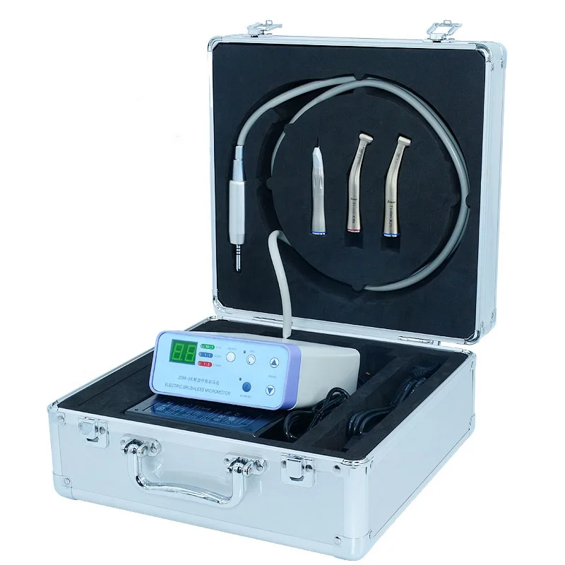 Dental LED electric micro motor Dental fiber optic LED electric micro motor for 1:5 contra angle straight handpieciece