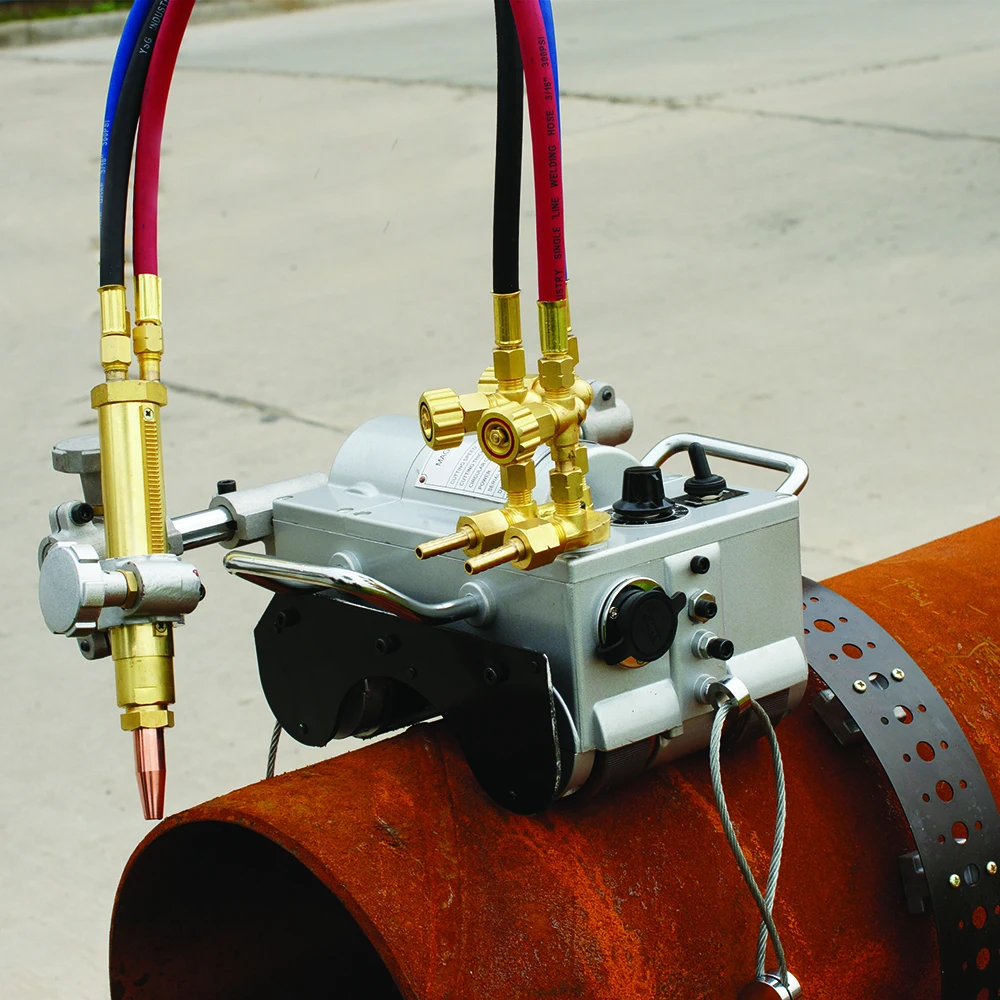  DEM CG2-11 Portable Automatic Magnetic Flame Cutting Pipe Cutter Gas