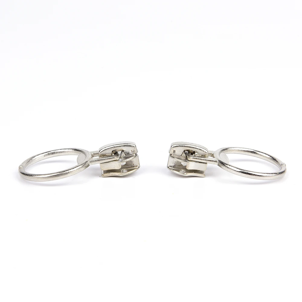 wholesale high grade custom novel design metal zipper slider and pullers metal zipper slider accessory