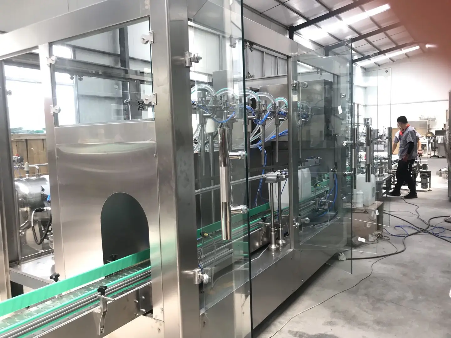 factory price bottle jar liquid automatic metering filling machine for sauces food grade