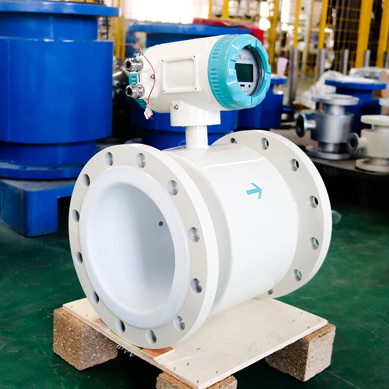 Hot Sale Acid Liquid LCD Digital Industrial Water  Magnetic Electromagnetic Flowmeter
