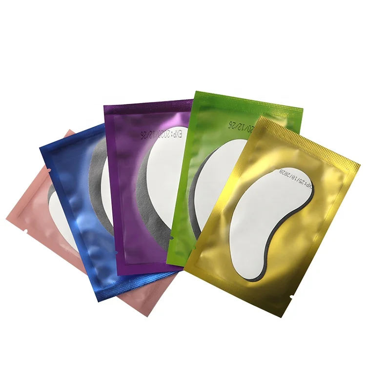 OEM factory lint free black under eye eyelash extension gel patch pad