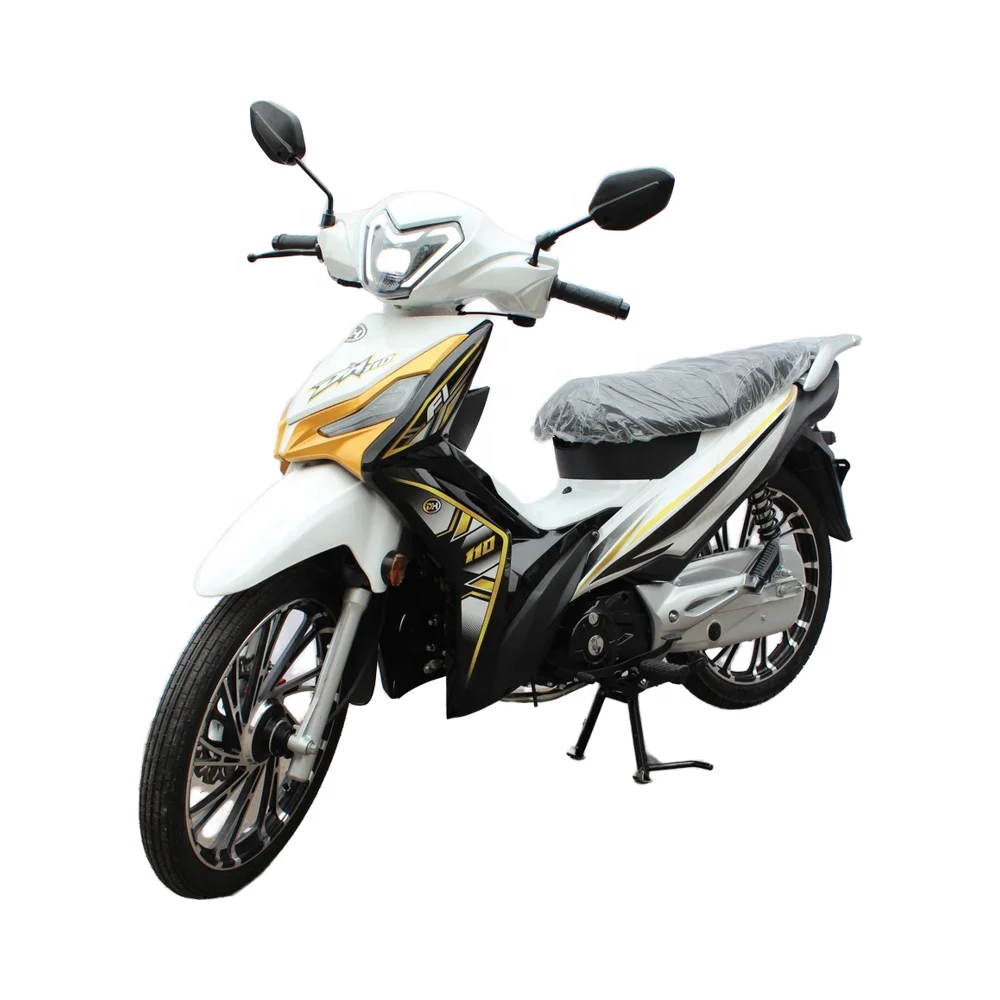 2025 New Arrival Fashion Design 110CC Cub Underbone Petrol Motorbike with 4 Stroke Engine  Drum Disc for Sales