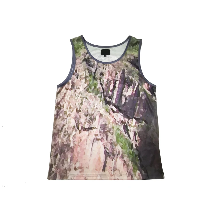 any logo custom sports vest mesh tank top men