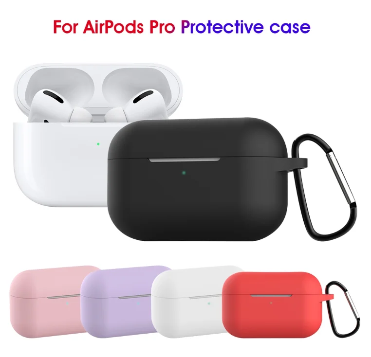 Силиконовый чехол DP для наушников Airpods pro air-pods 3 Apple индивидуальный защитный мягкий резиновый