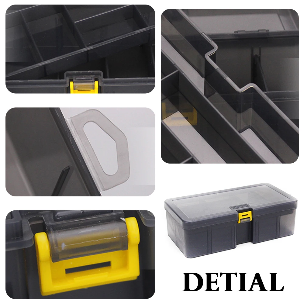 Fanxing-C Waterproof Plastic Double Layers for Fishing Tackle Box Lures Bait Storage Case