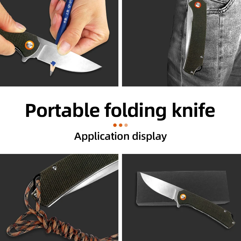 
Folding Knife Yaofeng Customized Stainless Steel Knife Portable Pocket Folding Knife 