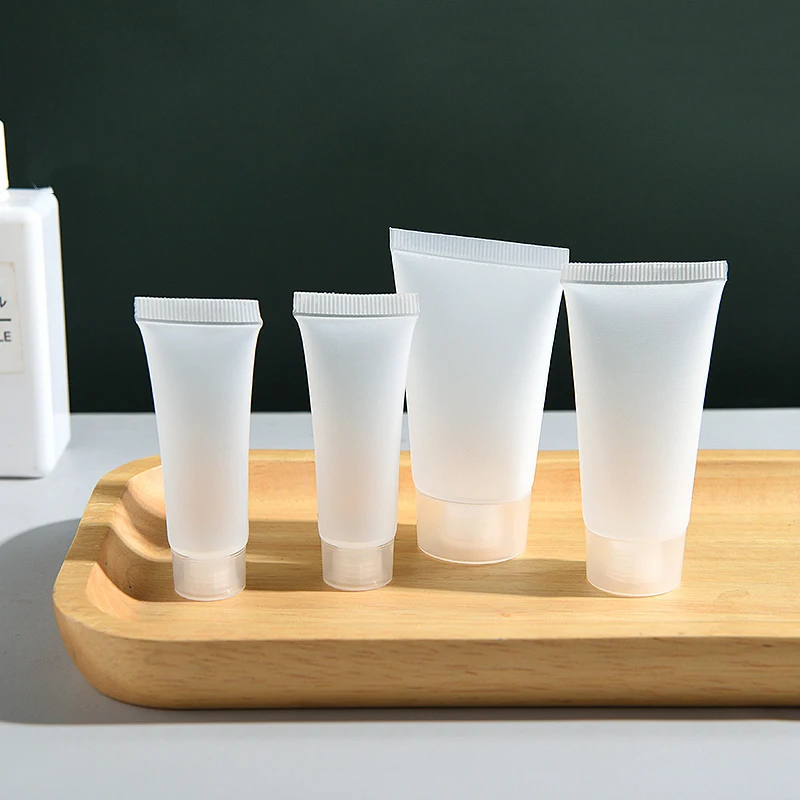 5ml 10ml 15ml 30ml 50ml 100ml 200ml Empty packaging transparent plastic squeeze cosmetic body lotion hand cream soft tube