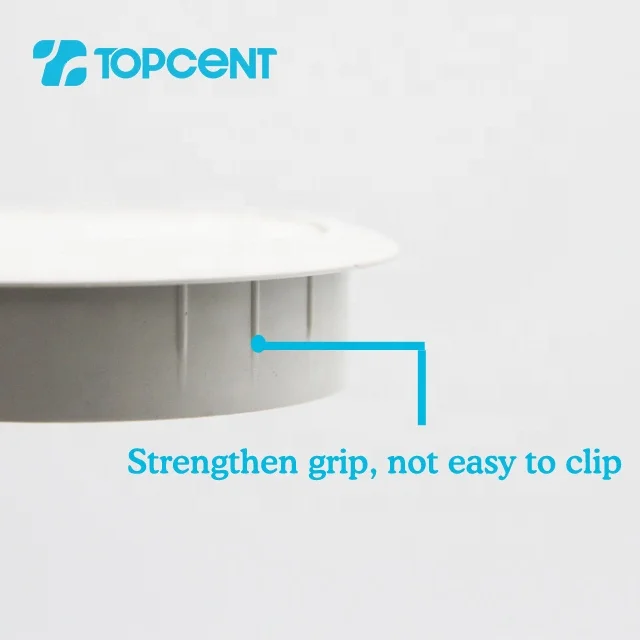 Topcent белый пластиковый круглый компьютерный стол офисный настенный провод с отверстием втулка