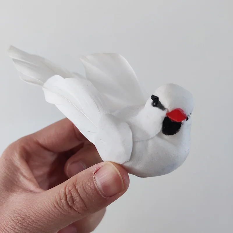 artificial birds decorative pigeon bird for Christmas decorations wedding and home decorations BD18159