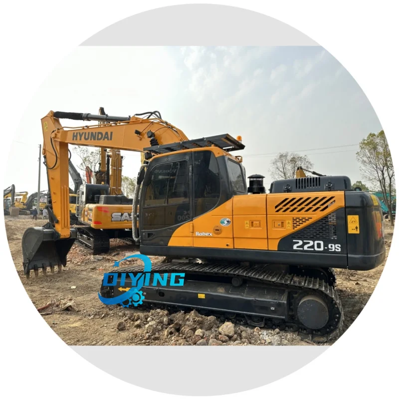 Diying низкая цена Hyundai 220 225 305 подержанный гусеничный станок экскаватор для продажи