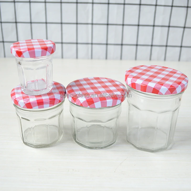 Wholesale 100ml 200ml 250ml 300ml 350ml 500ml 650ml Caviar Honey Jar Clear Glass Jam Pickles Bottle Empty Wide Mouth Mason Jar