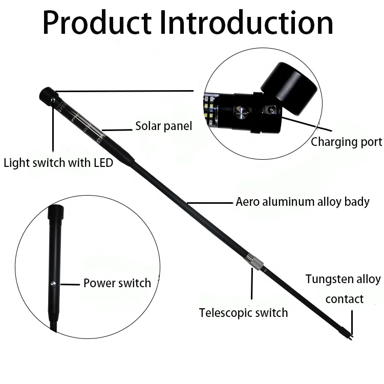 Multifunctional Adjustable Telescopic Aluminum Alloy Hiking Walking Stick Trekking Poles For Hiking Collapsible Self Defense