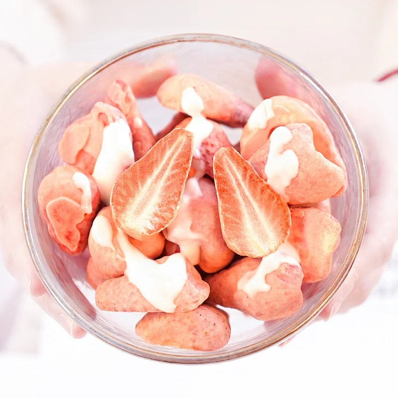 Розничный поставщик FD еды органические клубники игральные кости сухая упаковка Производитель Низкая цена замороженная