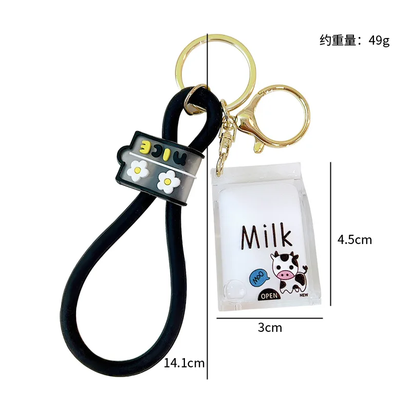 Lilangda 2023 Lovely Bag Key Ring Mobile Phone Chain Ornaments Decoration Gifts Sublimation Key Chain Acrylic