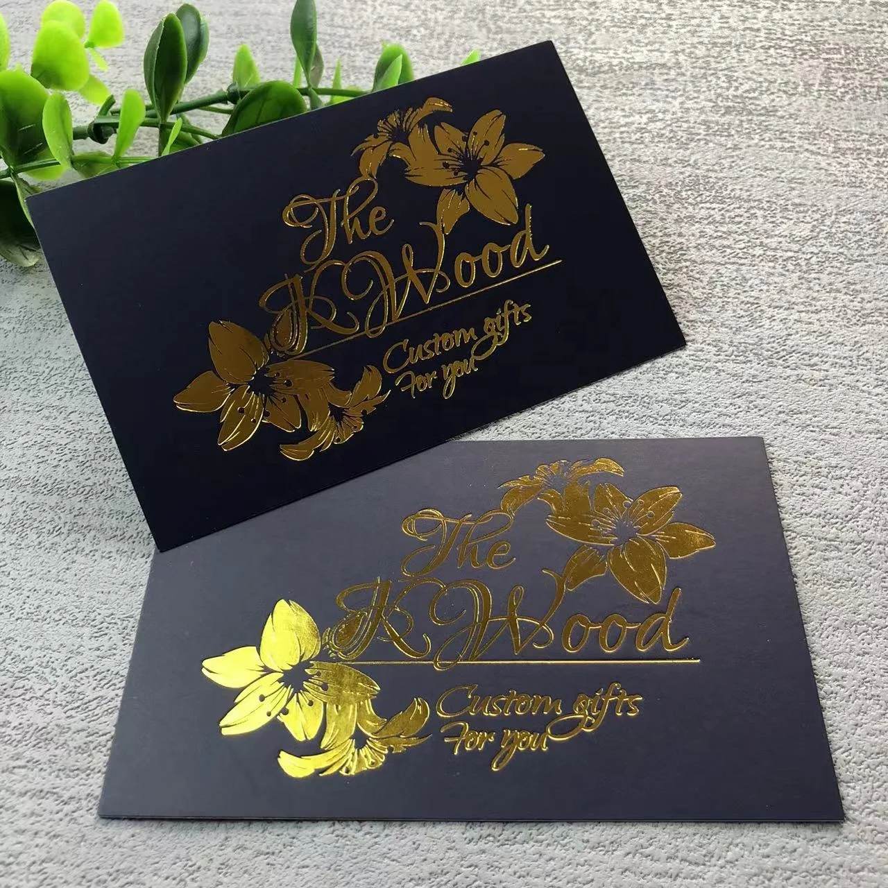 Best Price Wholesale Custom Print gold Foil Luxury Thank You Card Custom Insert Card For Small Business Flyer Printing