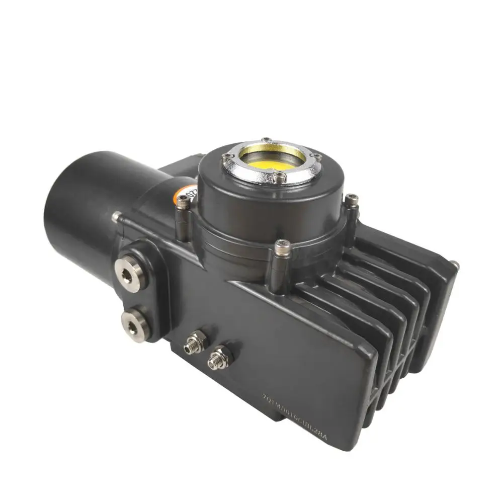 
with 4-20mA current signal multi-turn handle wheel trunnion ball valve 