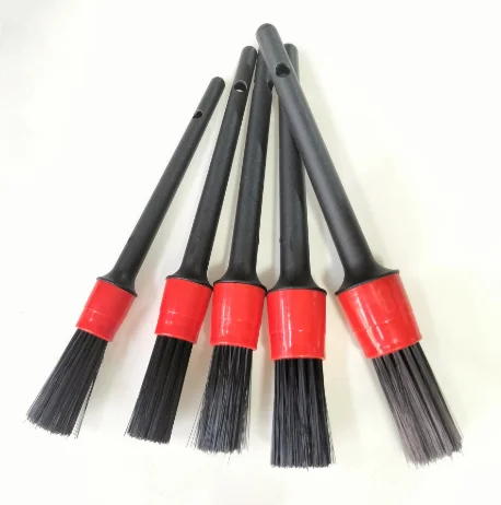 Hot Sale 5pcs Sharpened Wire Car Detailing Brush For Automotive Cleaning Wheel Fuel Tank Interior