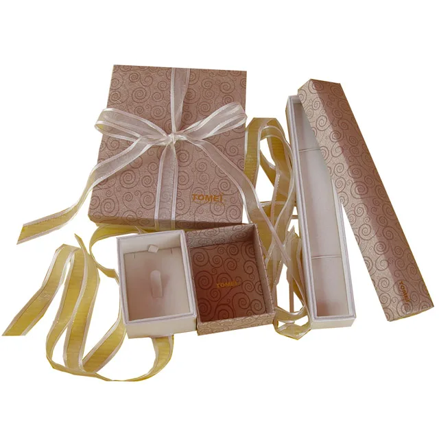 Многоразовая бумажная коробка для ожерелья, упаковка для ювелирных изделий с вощеным покрытием, бумажная упаковка с логотипом под заказ, крафт-бумага для упаковки ювелирных изделий EB B AB BC