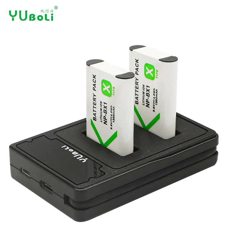 Yuboli NP-BX1 NP BX1 NPBX1 usb-портами и светодиодным индикатором 3 канала зарядное устройство запасная часть для цифровой камеры с фоновой подсветкой Sony Cyber-shot RX1 RX100 WX300 WX350 HX300 HX50V HDR-AS10 AS15 AS100V
