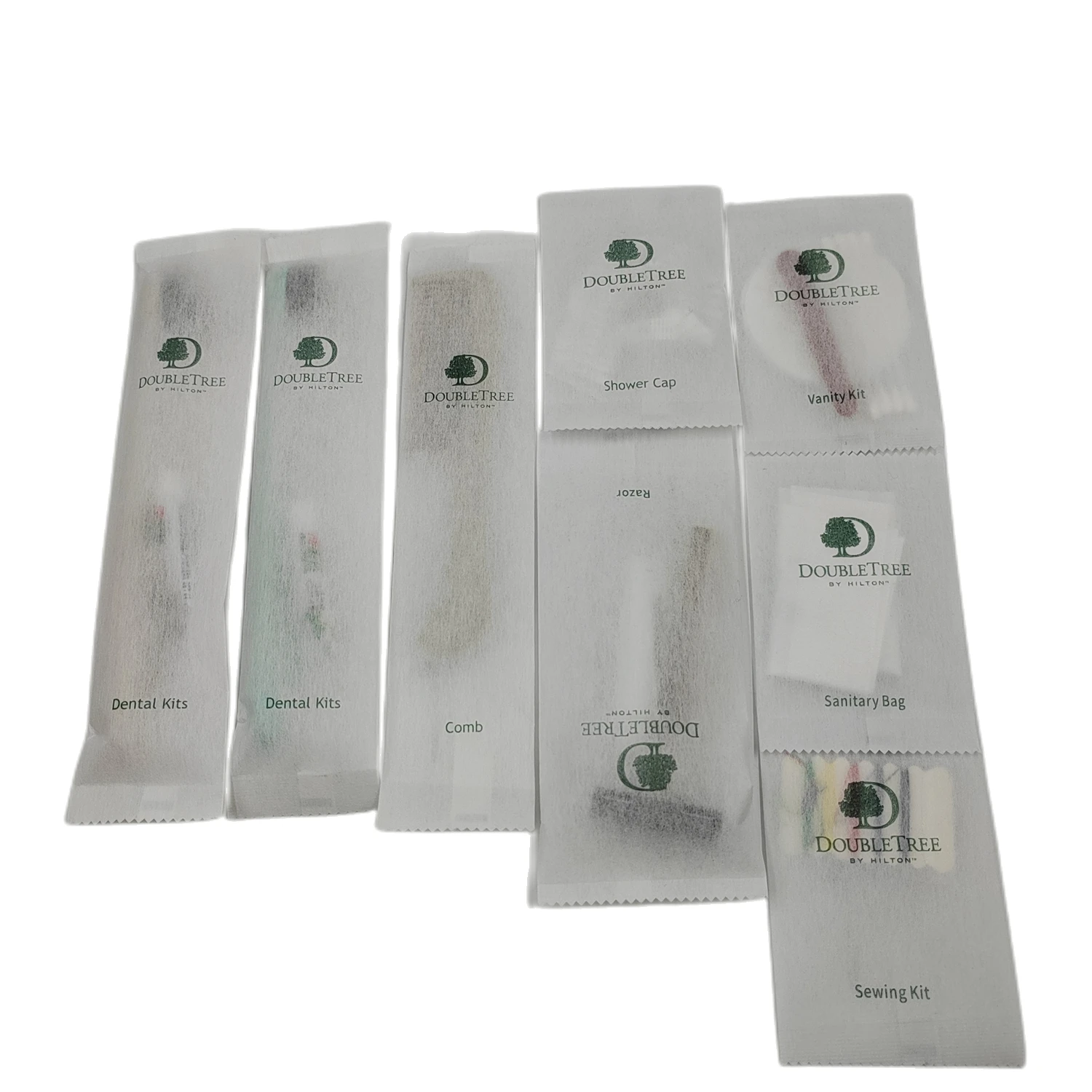 Environmentally friendly disposable toothbrush with toothpaste kit Hotel Travel airline dental kit