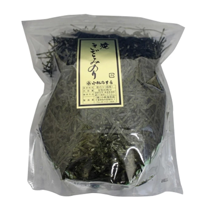 Soba udon noodles pizza topping shredded dry roasted seaweed yaki sushi nori