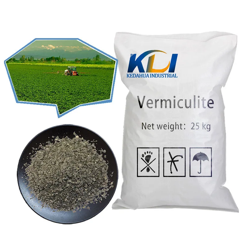 Hot selling high quality raw gold ore vermiculite silvery vermiculite raw unexpanded vermiculite